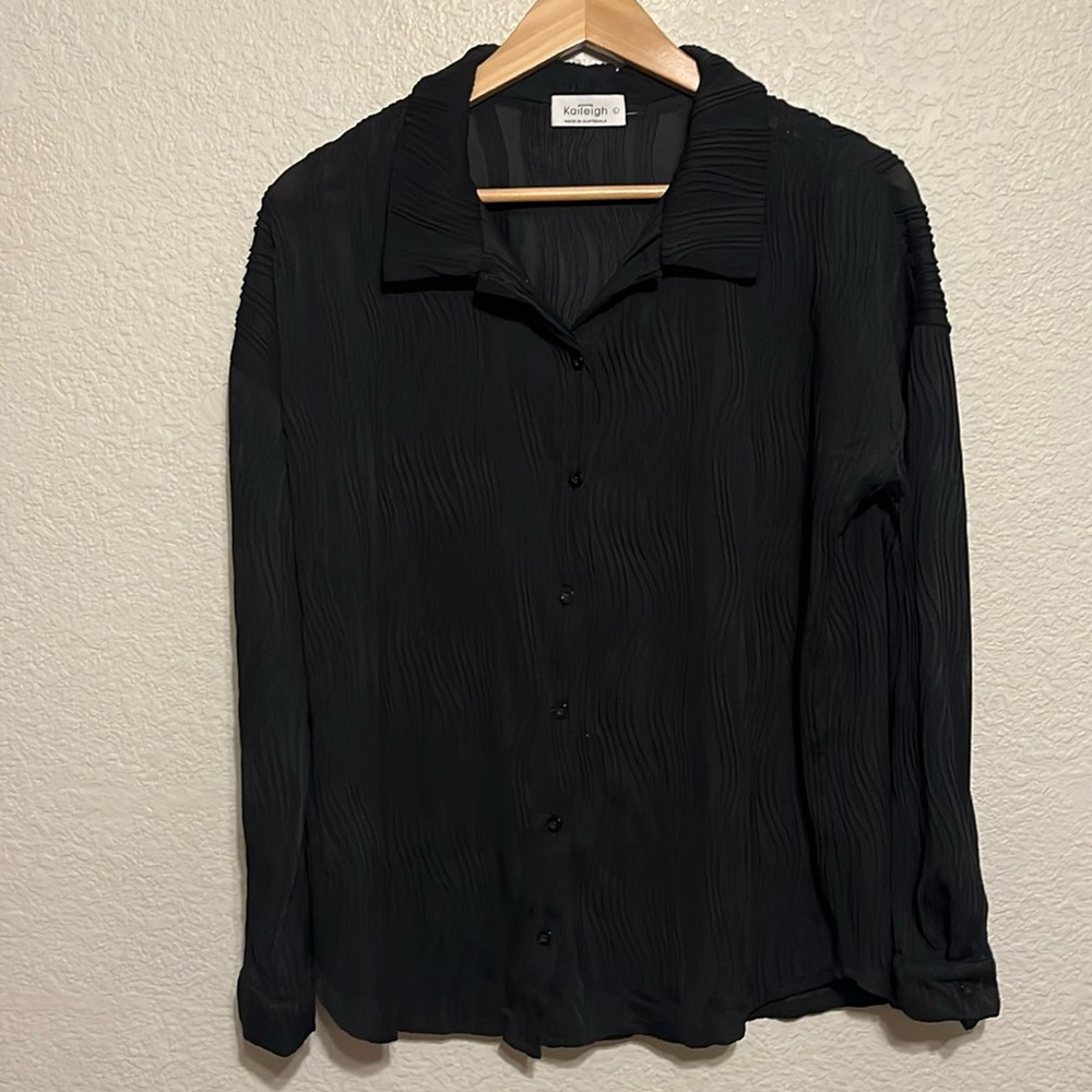 New Kaileigh long sleeve button up shirt